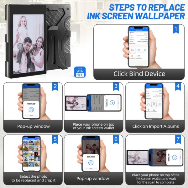 wz-08 NFC E-ink screen wallet